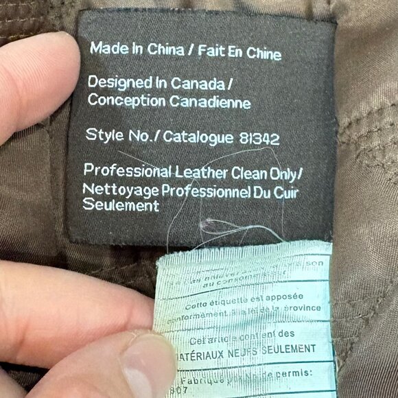 DANIER Brown Leather Between-Season Jacket in Dark Brown sz XL - Picture 7 of 14